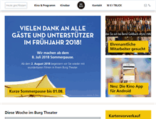 Tablet Screenshot of kinoburg.de